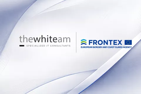 Logo Frontex - European Border and Coast Guard Agency