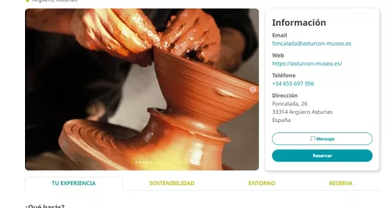 Detalle de una experiencia