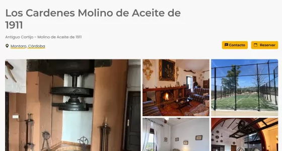 Pantalla detalle de alojamiento en reserva